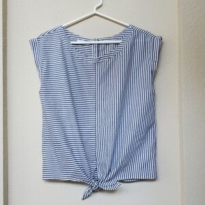 Maurices striped top with front Tie.   Size S